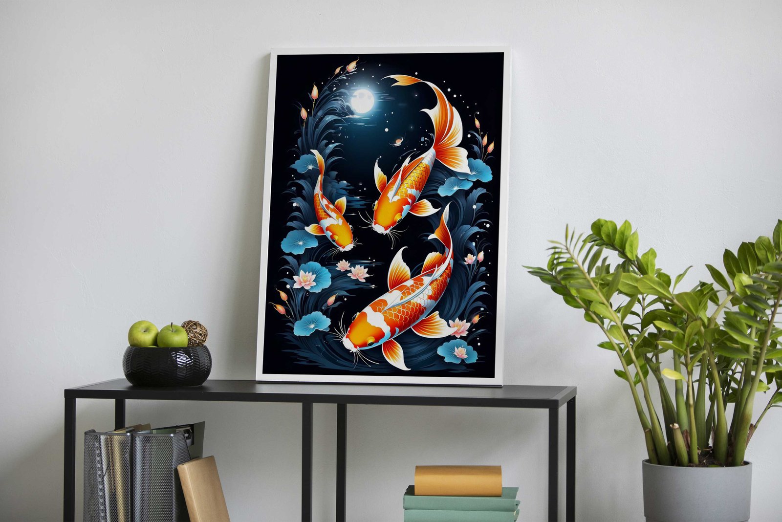 Mystical Koi Fish Asian Style Poster | Wall Art f or Home & Office | High-Quality Print - High-Quality Visual Display