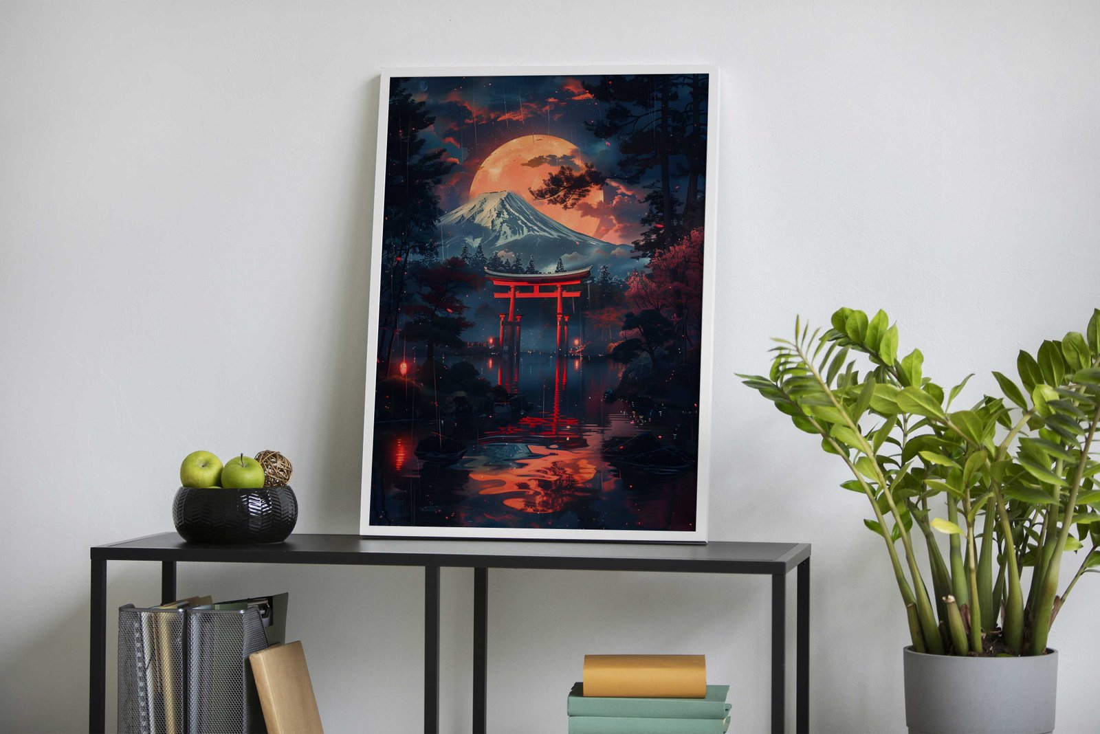 Mystical Night japanese Asian Style Poster | W all Art for Home & Office | High-Quality Print - High-Quality Visual Display