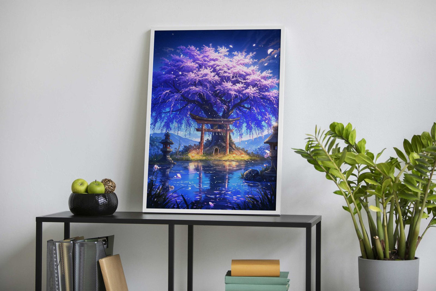 Mystical Sakura Portal Asian Style Poster | Wa ll Art for Home & Office | High-Quality Print - High-Quality Visual Display