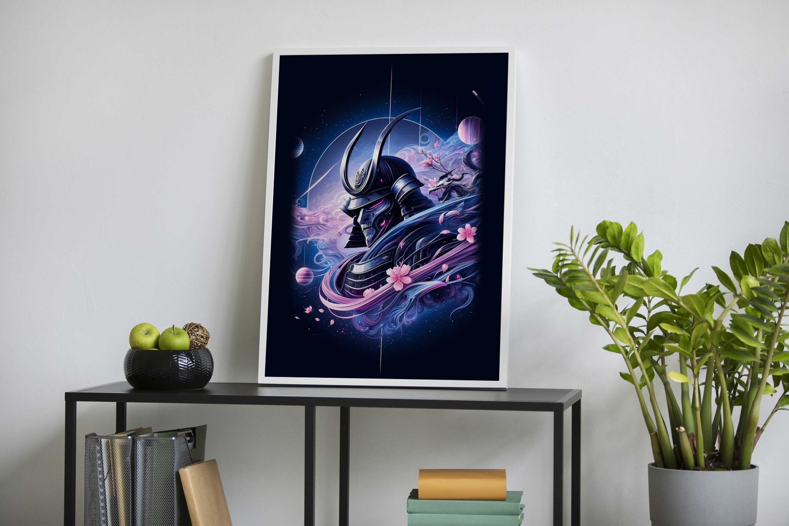 Mystical Samurai Anime Girl Asian Style Poste r | Wall Art for Home & Office | High-Quality Print - High-Quality Visual Display