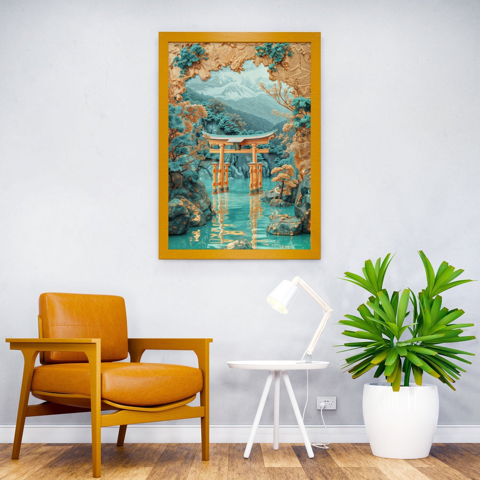 Mystical Torii Gate Asian Style Poster | Wall Ar t for Home & Office | High-Quality Print - High-Quality Visual Display