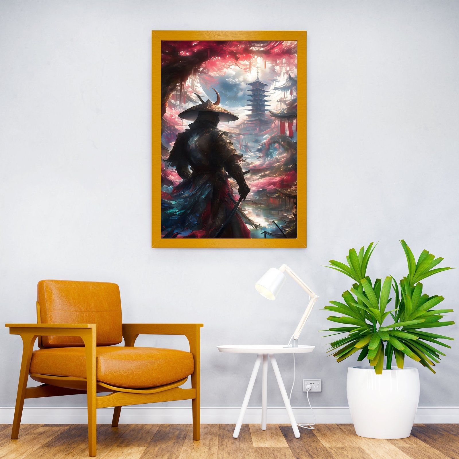 Mystical chinese Samurai Asian Style Poster |  Wall Art for Home & Office | High-Quality Print - High-Quality Visual Display