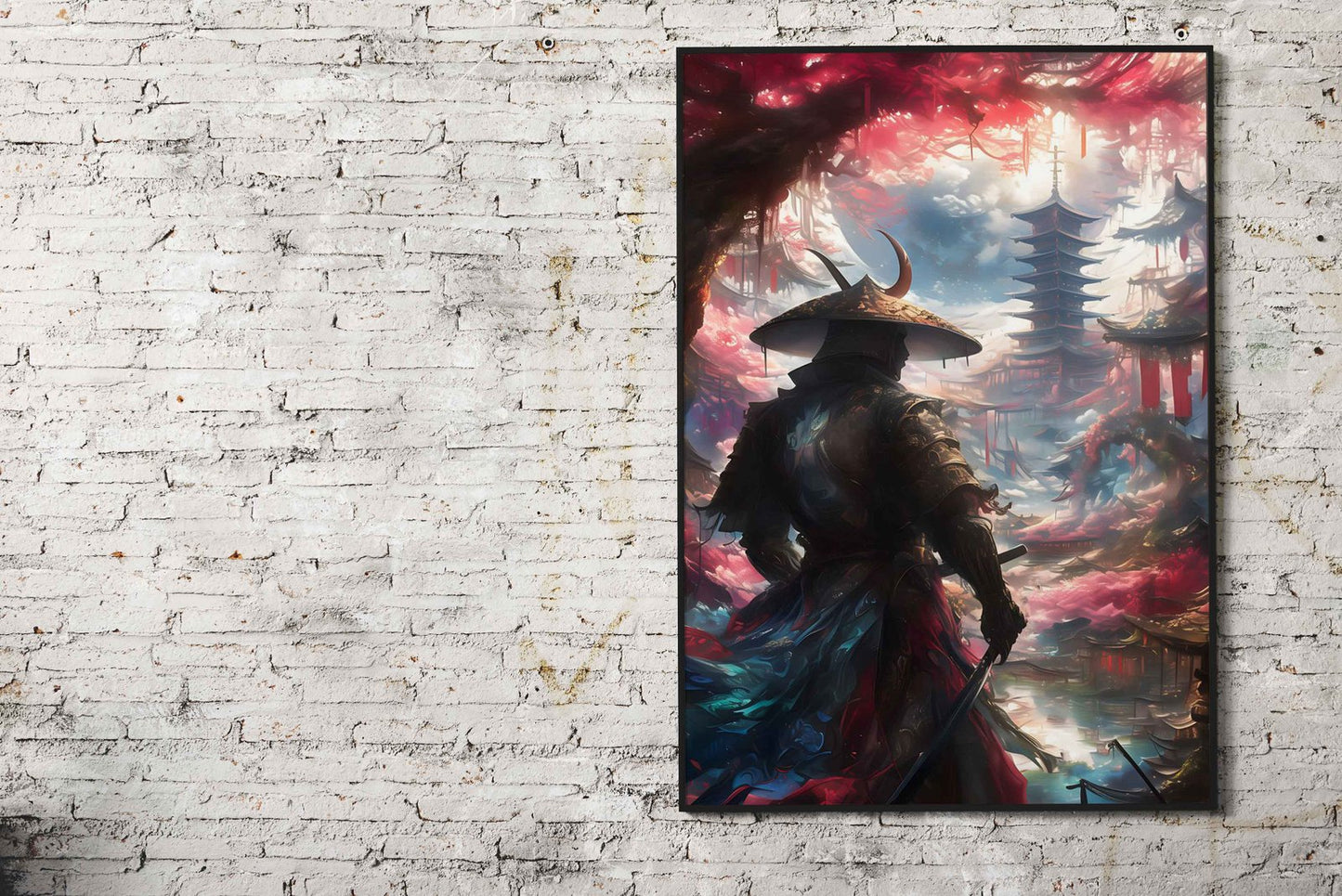 Mystical chinese Samurai Asian Style Poster |  Wall Art for Home & Office | High-Quality Print - High-Quality Visual Display