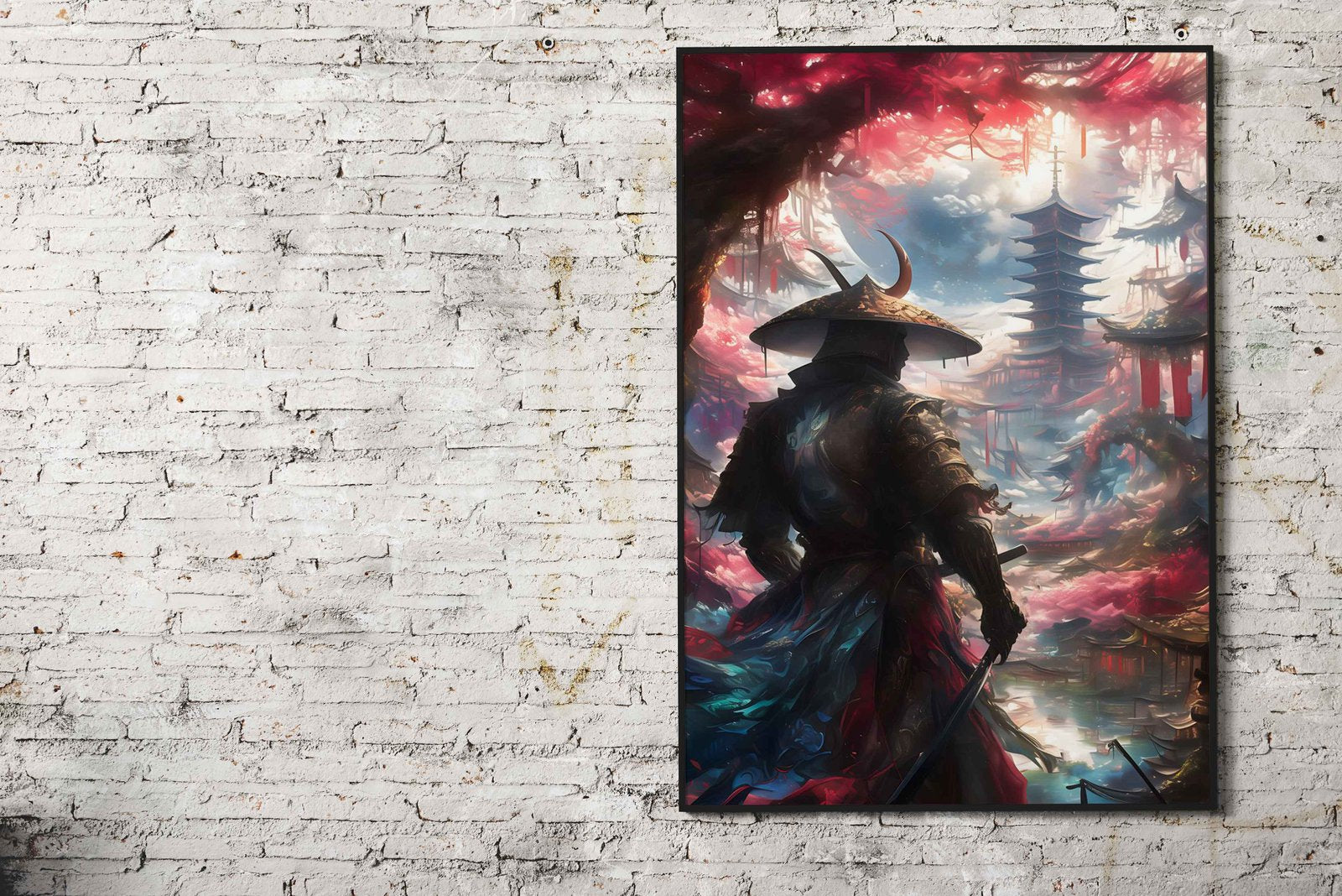 Mystical chinese Samurai Asian Style Poster |  Wall Art for Home & Office | High-Quality Print - High-Quality Visual Display
