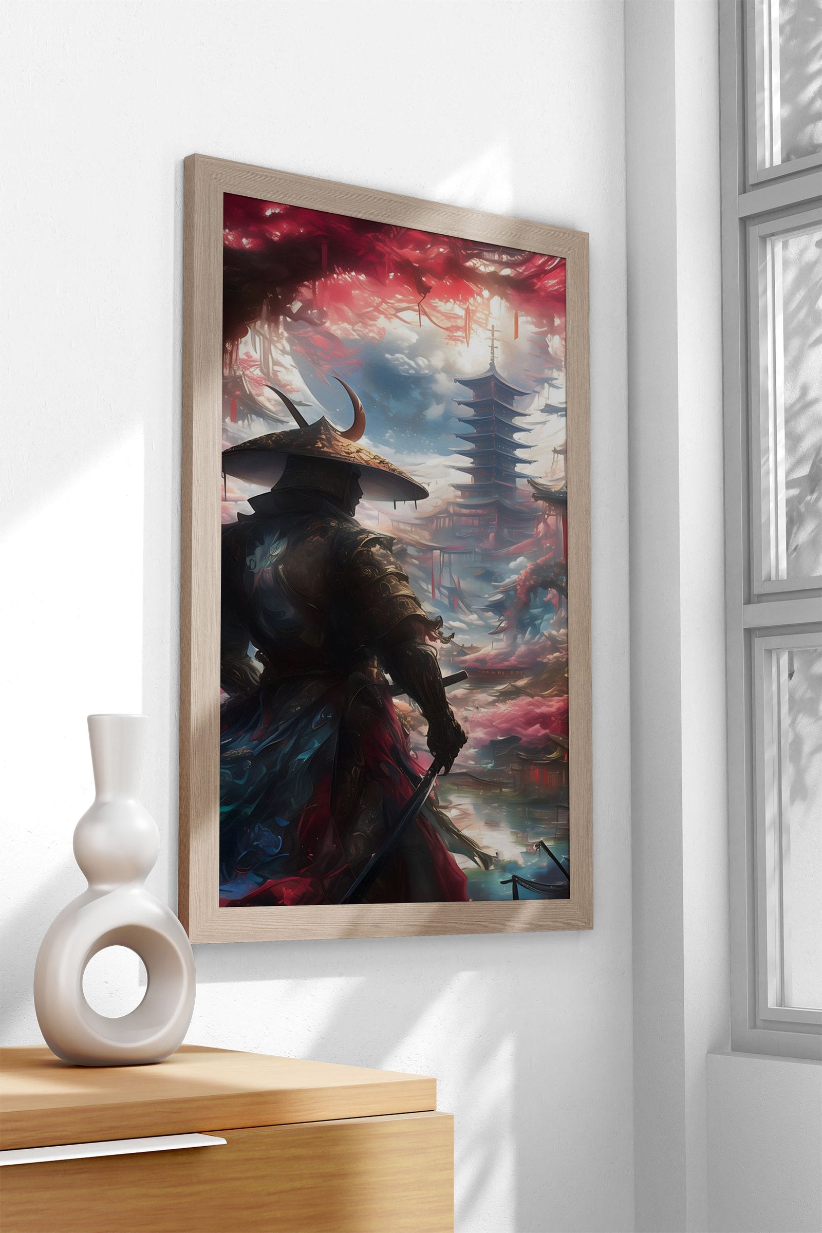 Mystical chinese Samurai Asian Style Poster |  Wall Art for Home & Office | High-Quality Print - High-Quality Visual Display