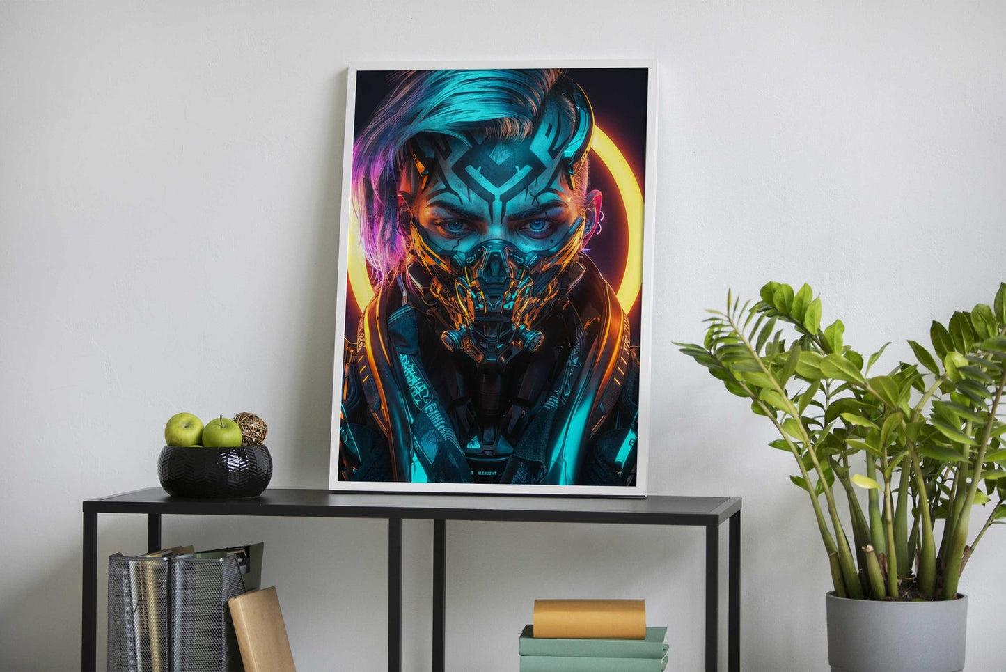 NEON NINJA Asian Style Poster | Wall Art for H ome & Office | High-Quality Print - High-Quality Visual Display