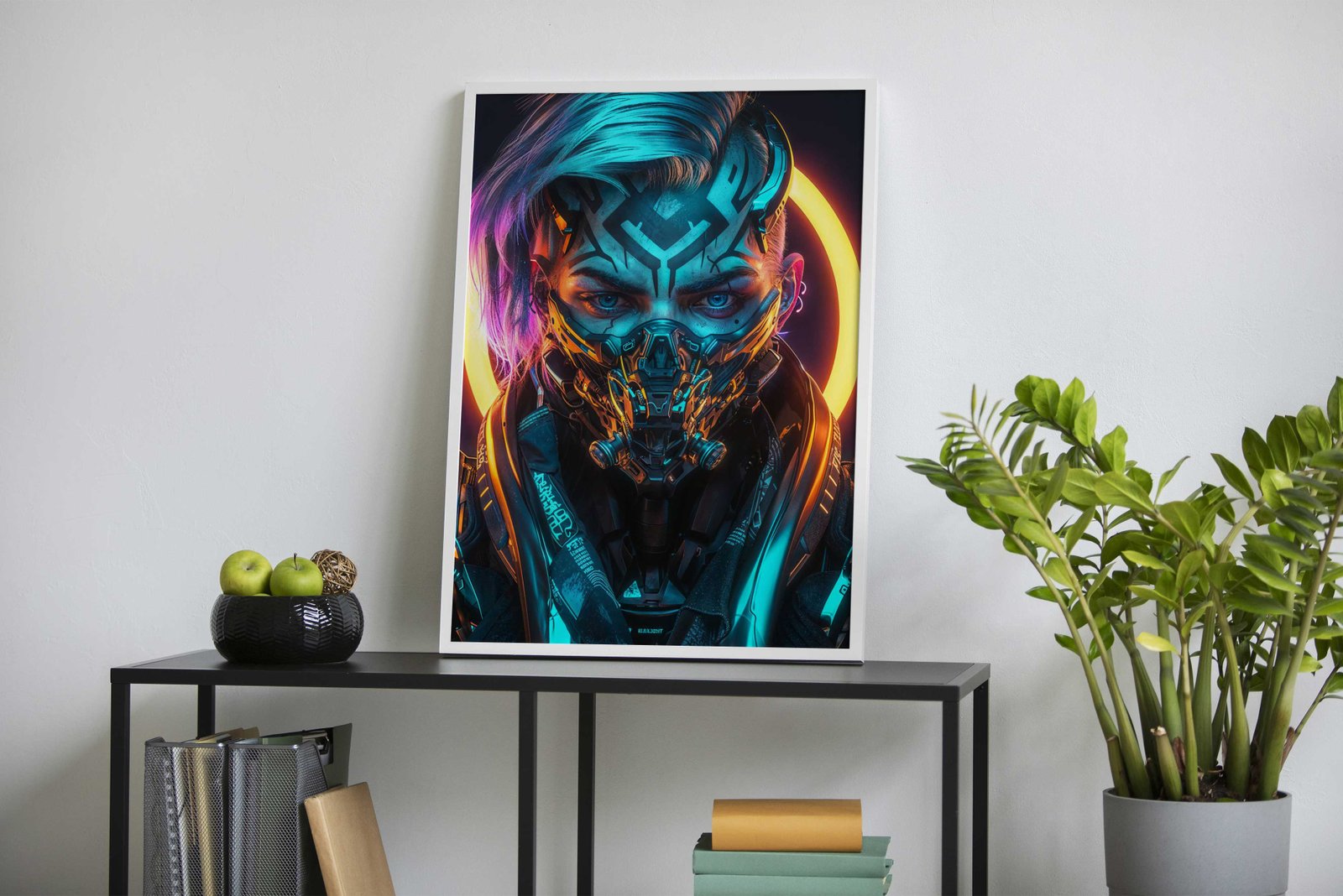 NEON NINJA Asian Style Poster | Wall Art for H ome & Office | High-Quality Print - High-Quality Visual Display