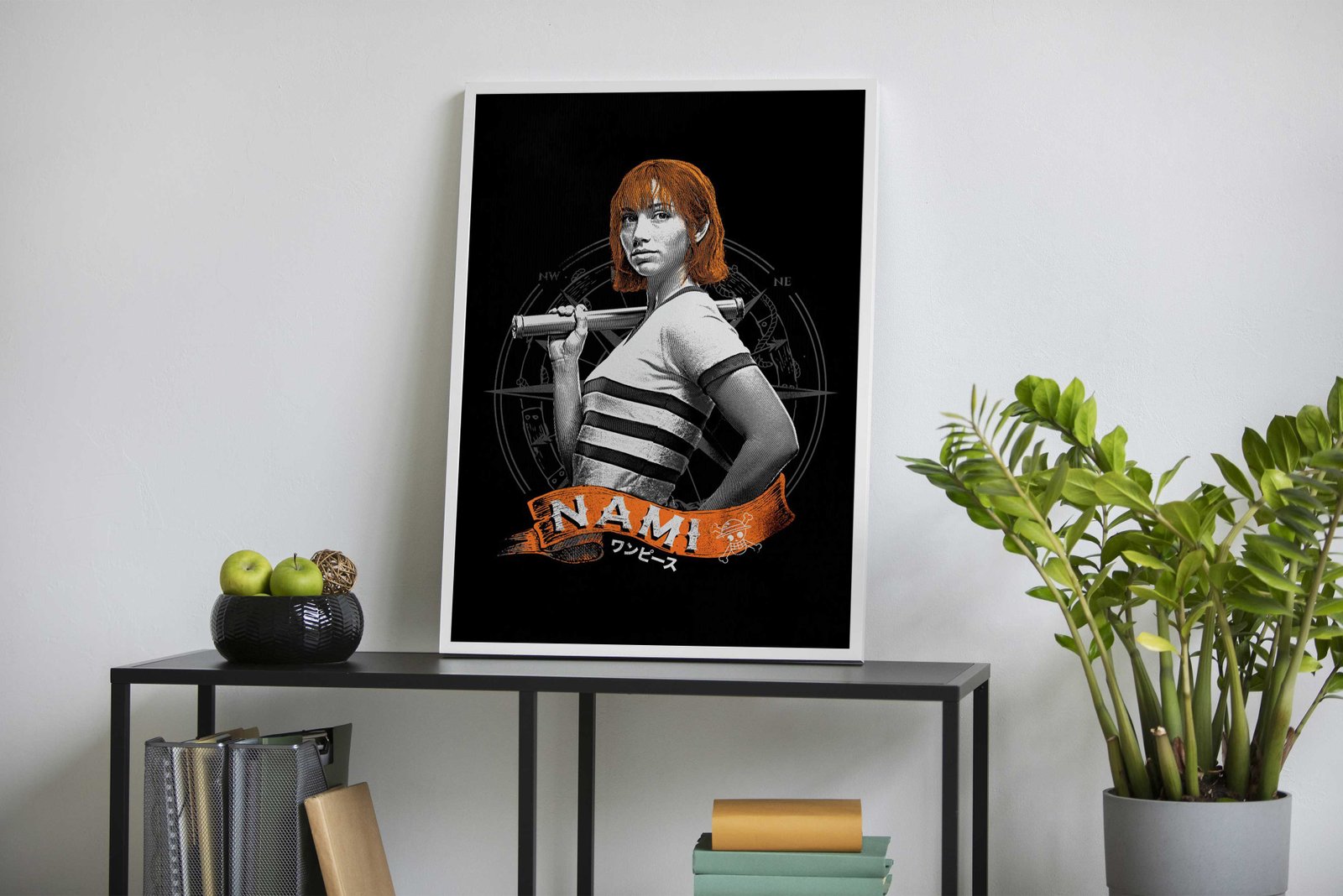Nami Minimal Skull Asian Style Poster | Wall Ar t for Home & Office | High-Quality Print - High-Quality Visual Display