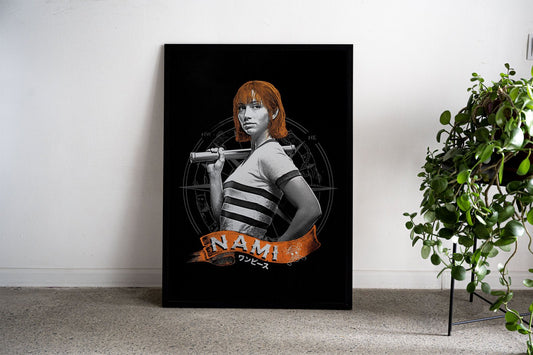 Nami Minimal Skull Asian Style Poster | Wall Ar t for Home & Office | High-Quality Print - High-Quality Visual Display