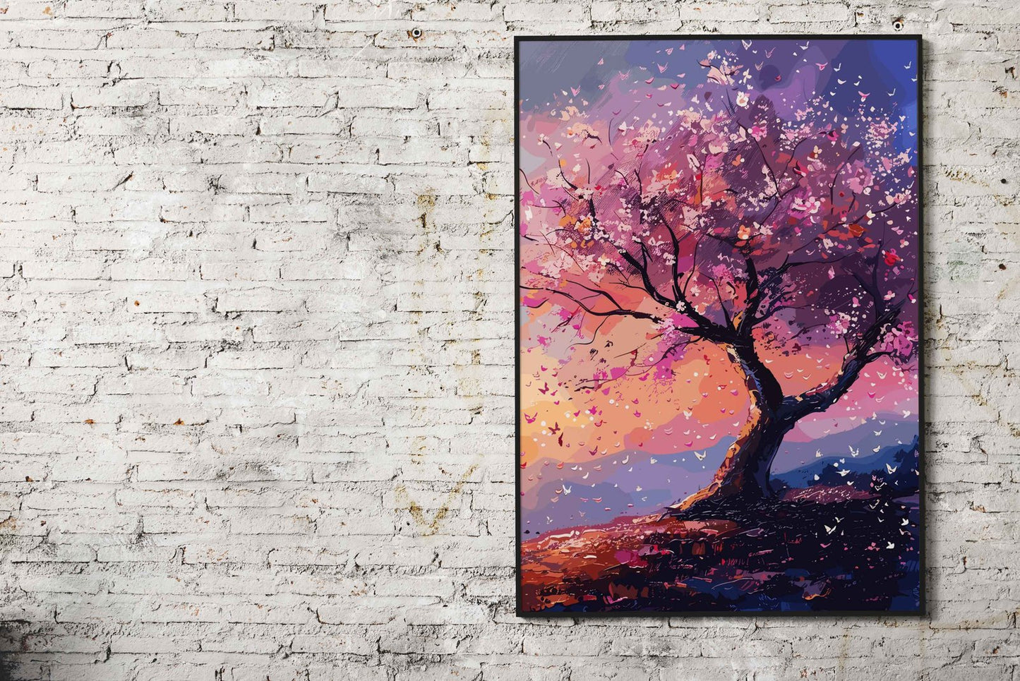 Natural Japan Tree Asian Style Poster | Wall A rt for Home & Office | High-Quality Print - High-Quality Visual Display