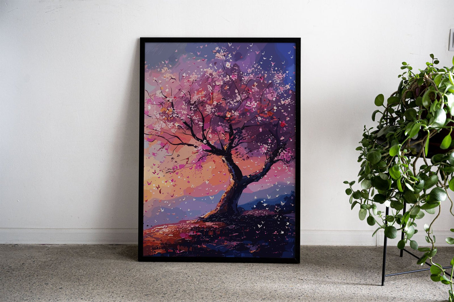 Natural Japan Tree Asian Style Poster | Wall A rt for Home & Office | High-Quality Print - High-Quality Visual Display