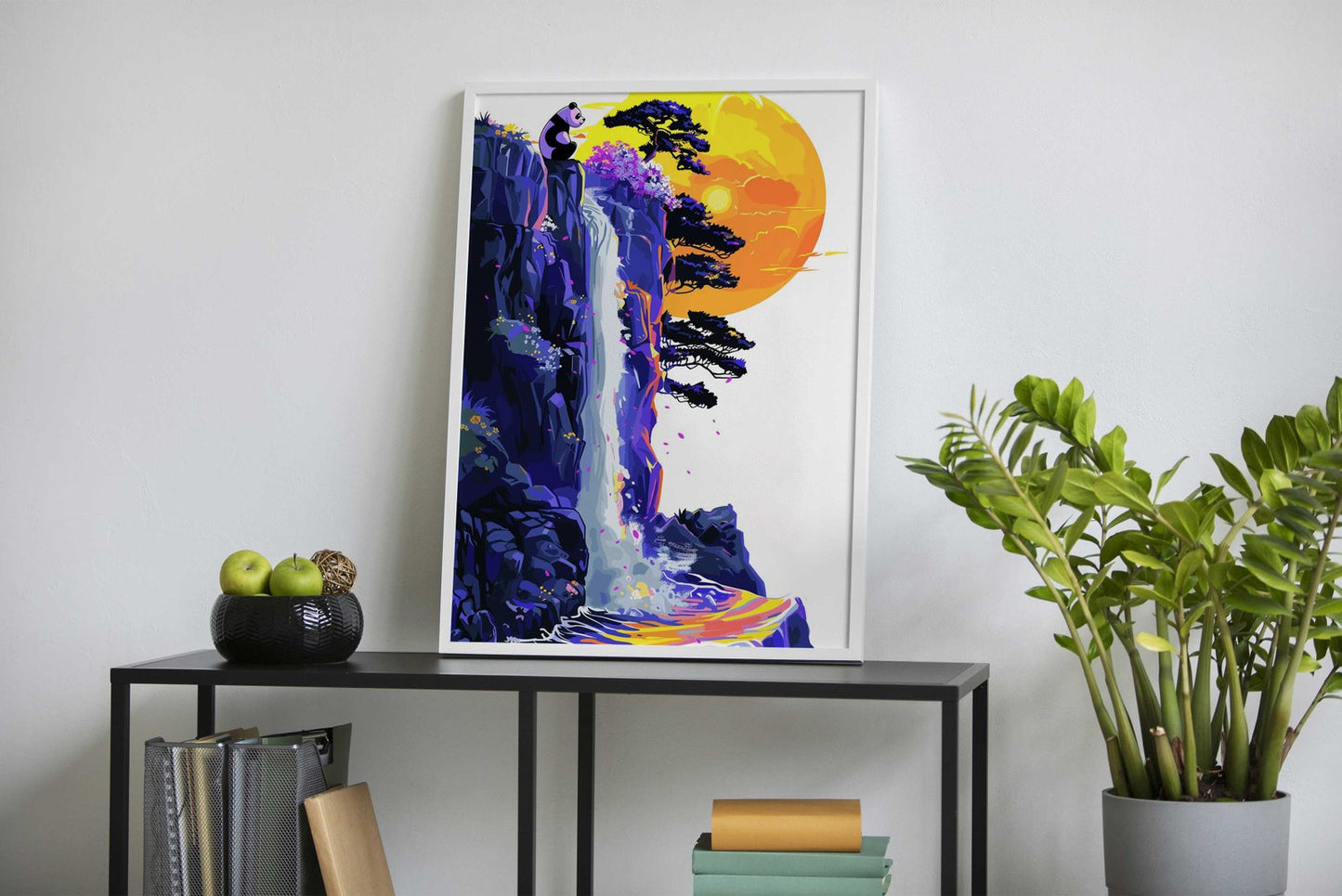 Nature And Panda Asian Style Poster | Wall Art  for Home & Office | High-Quality Print - High-Quality Visual Display