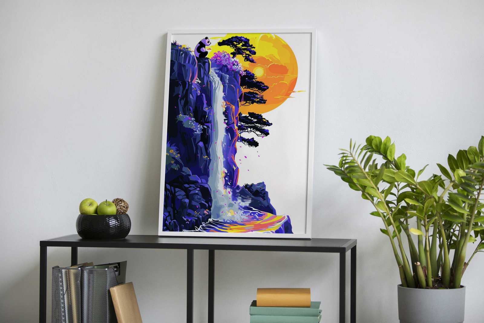 Nature And Panda Asian Style Poster | Wall Art  for Home & Office | High-Quality Print - High-Quality Visual Display