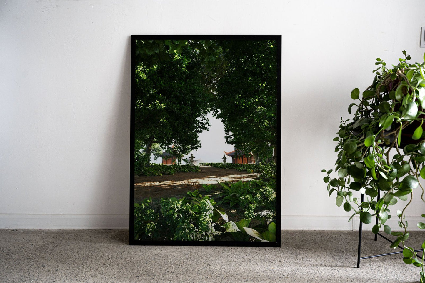 Nature Homes Asian Style Poster | Wall Art for  Home & Office | High-Quality Print - High-Quality Visual Display
