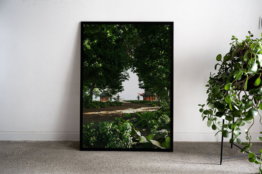 Nature Homes Asian Style Poster | Wall Art for  Home & Office | High-Quality Print - High-Quality Visual Display