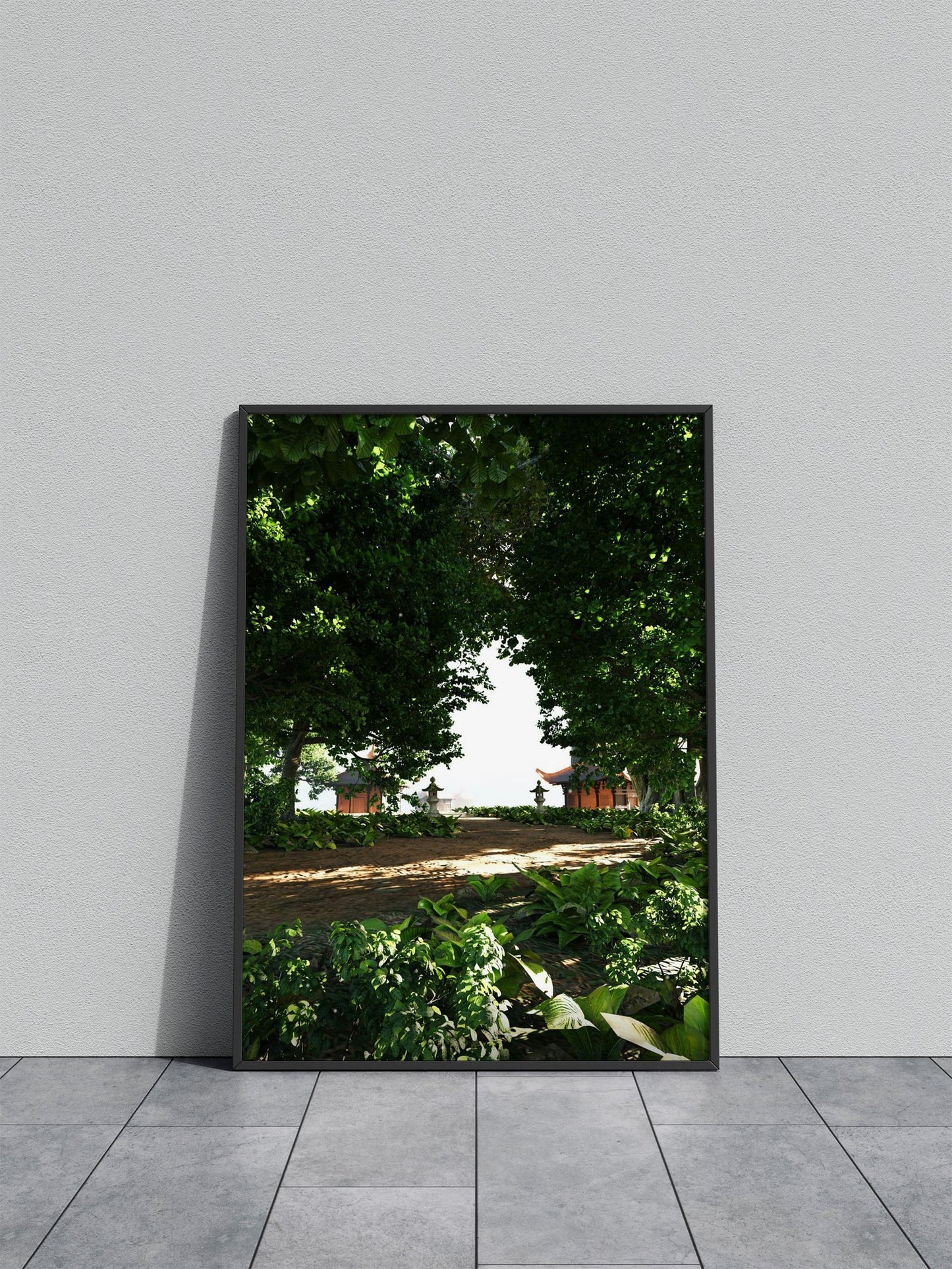 Nature Homes Asian Style Poster | Wall Art for  Home & Office | High-Quality Print - High-Quality Visual Display