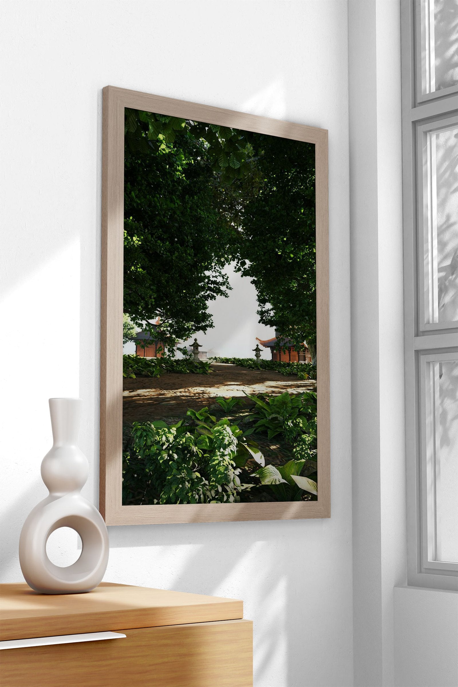 Nature Homes Asian Style Poster | Wall Art for  Home & Office | High-Quality Print - High-Quality Visual Display