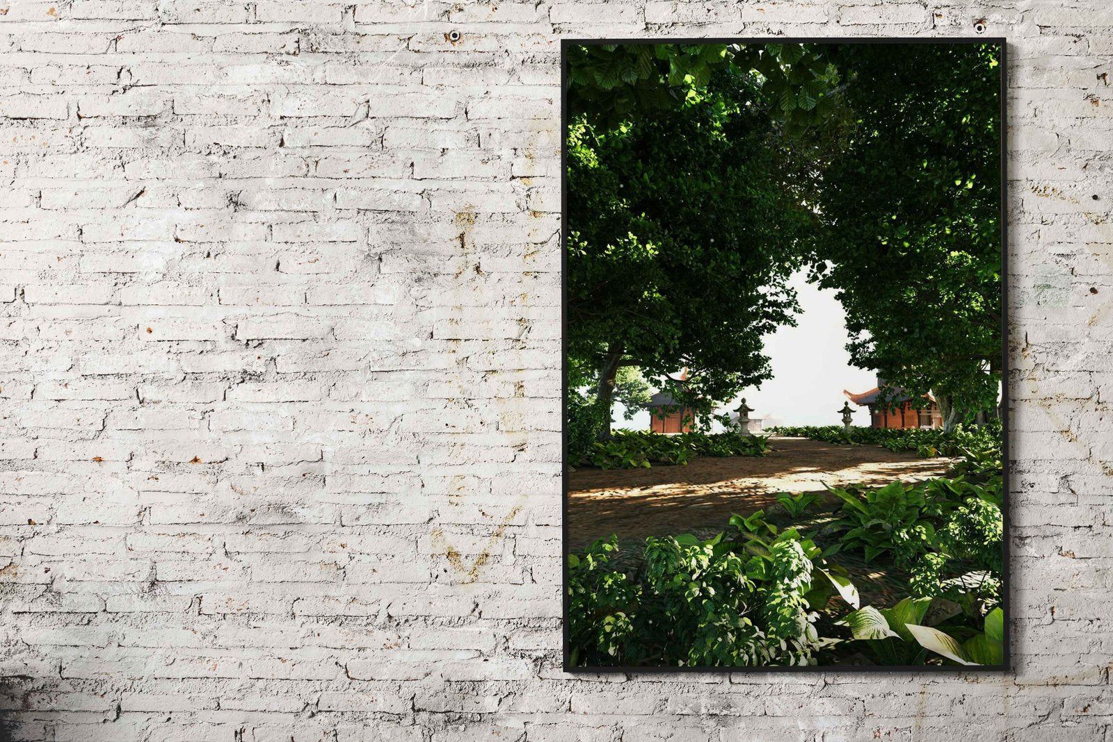Nature Homes Asian Style Poster | Wall Art for  Home & Office | High-Quality Print - High-Quality Visual Display