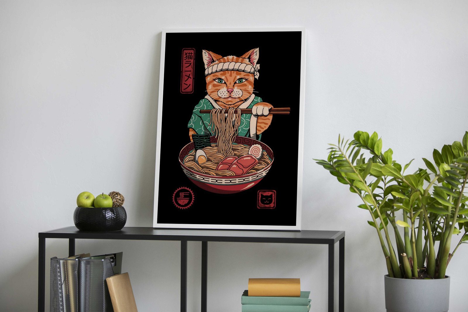 Neko Ramen House Asian Style Poster | Wall A rt for Home & Office | High-Quality Print - High-Quality Visual Display
