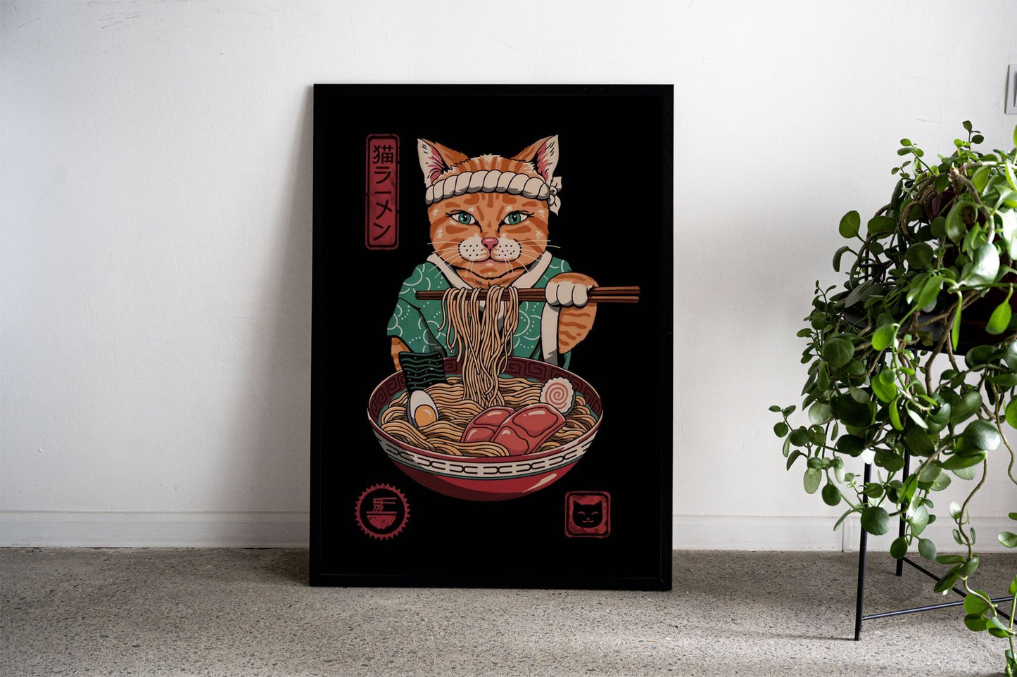 Neko Ramen House Asian Style Poster | Wall A rt for Home & Office | High-Quality Print - High-Quality Visual Display