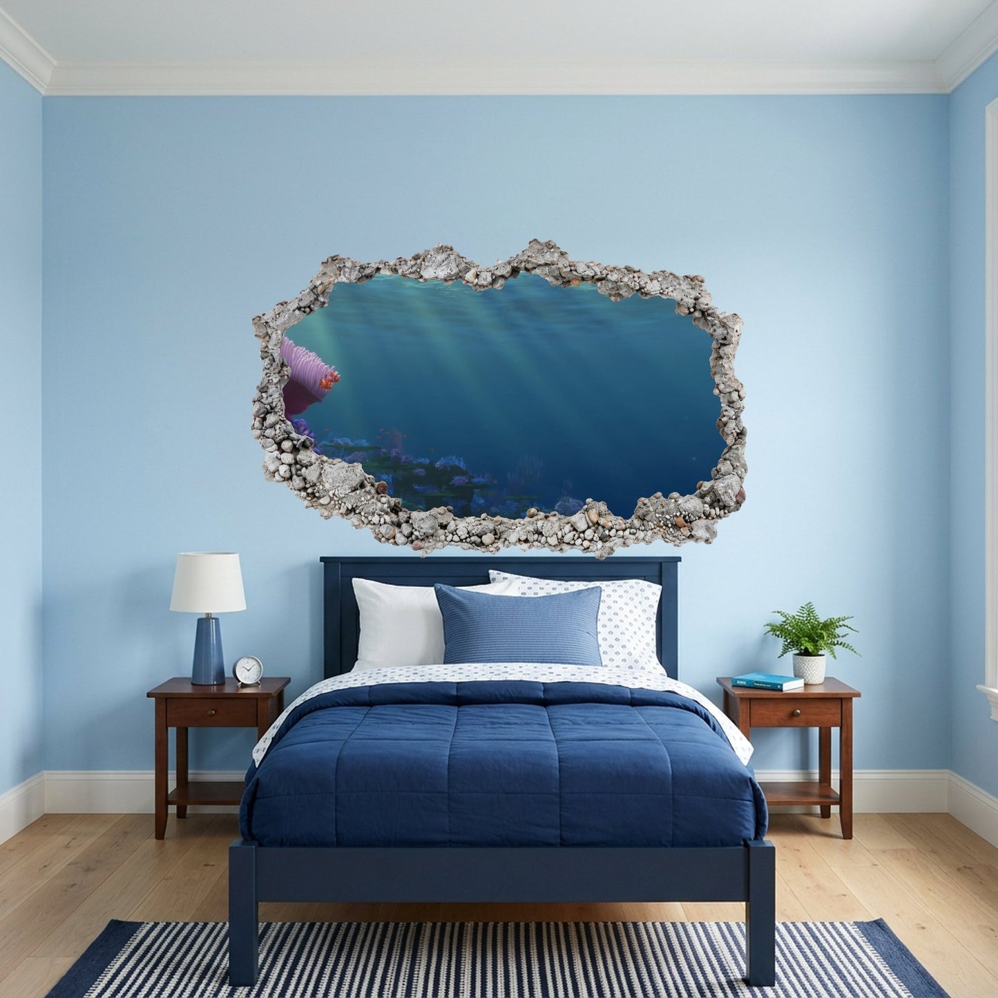 Nemo and Dory Disney Pixar Bedroom Decor Vinyl Mural 169