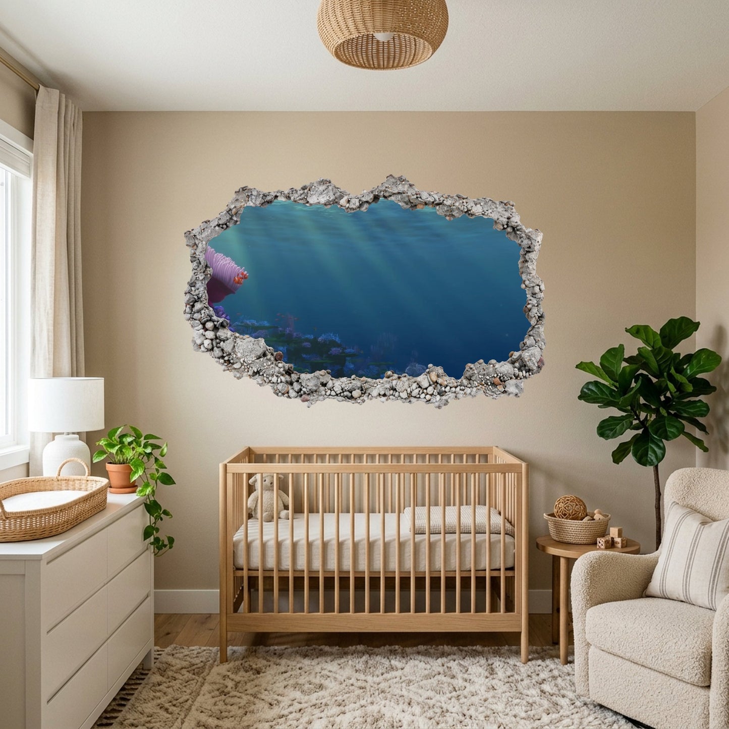 Nemo and Dory Disney Pixar Bedroom Decor Vinyl Mural 169