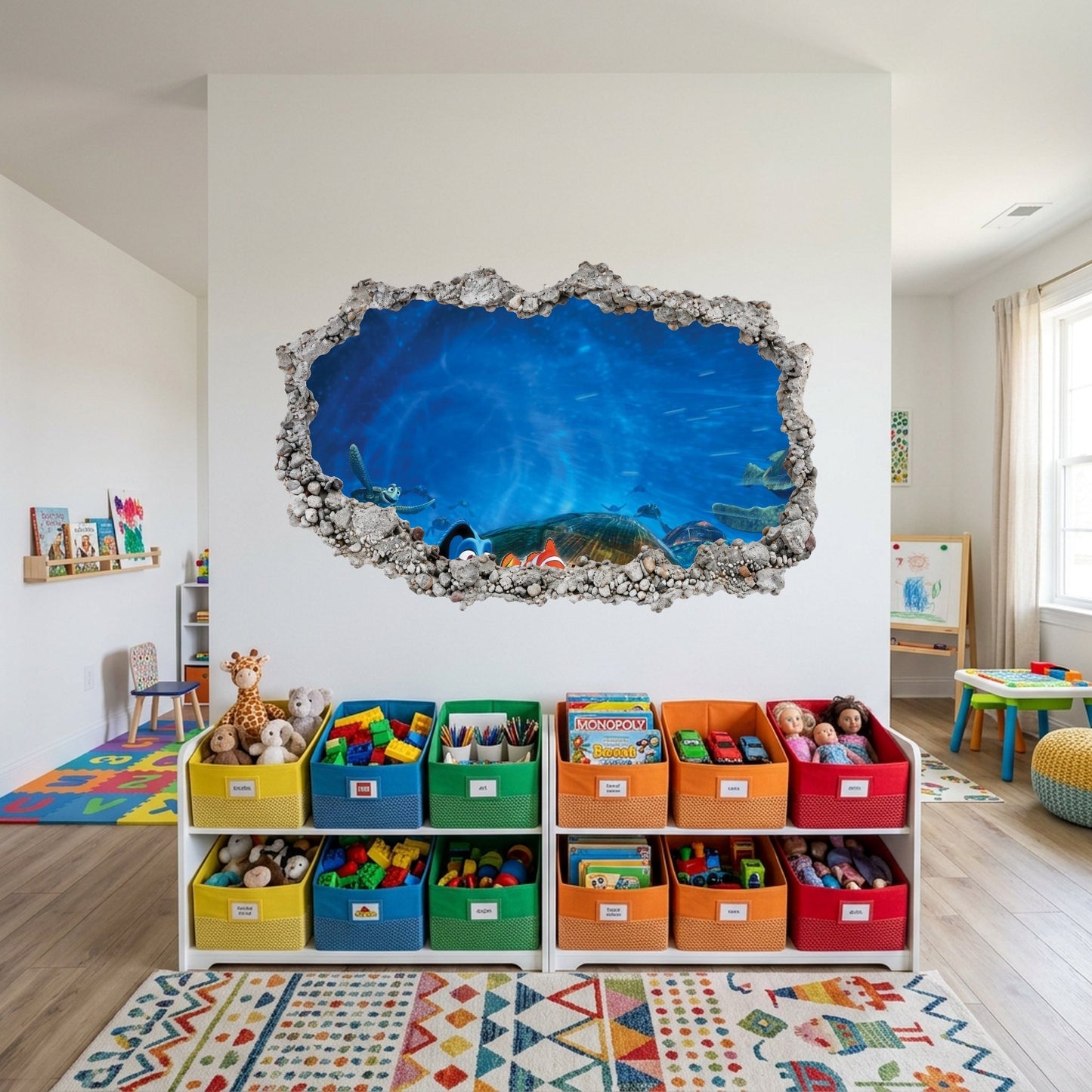 Nemo and Dory Disney Pixar Nursery Wall Art Playroom Art Decal 168