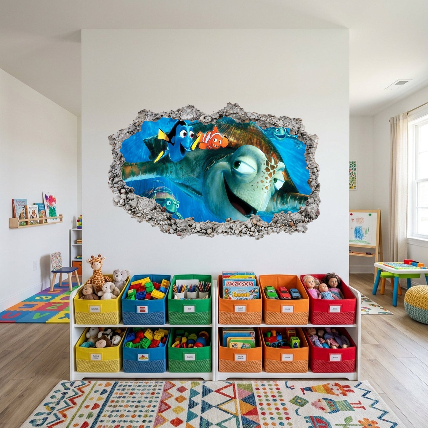 Nemo and Dory Disney Pixar Playroom Art Decal Bedroom Decor 162