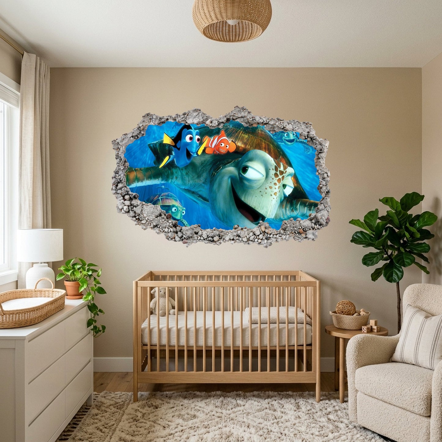 Nemo and Dory Disney Pixar Playroom Art Decal Bedroom Decor 162
