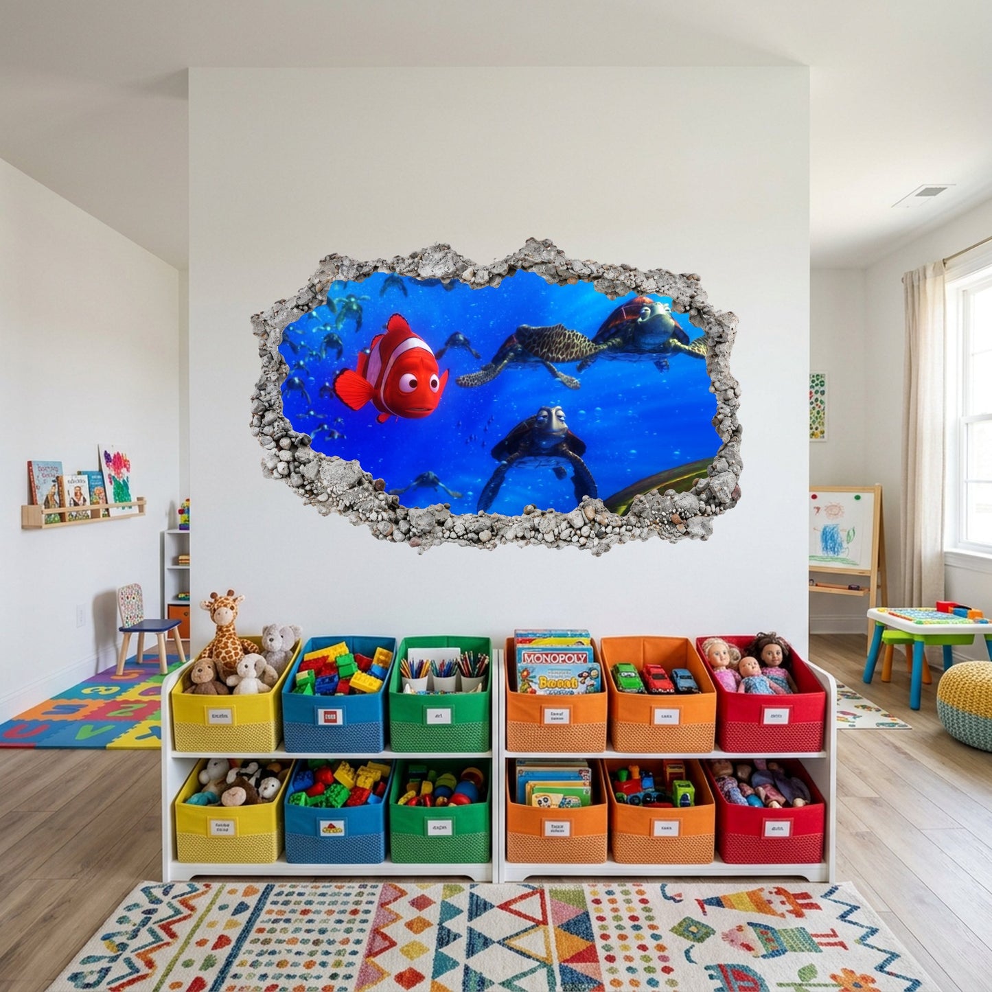 Nemo and Dory Disney Pixar Playroom Art Decal Bedroom Decor 163