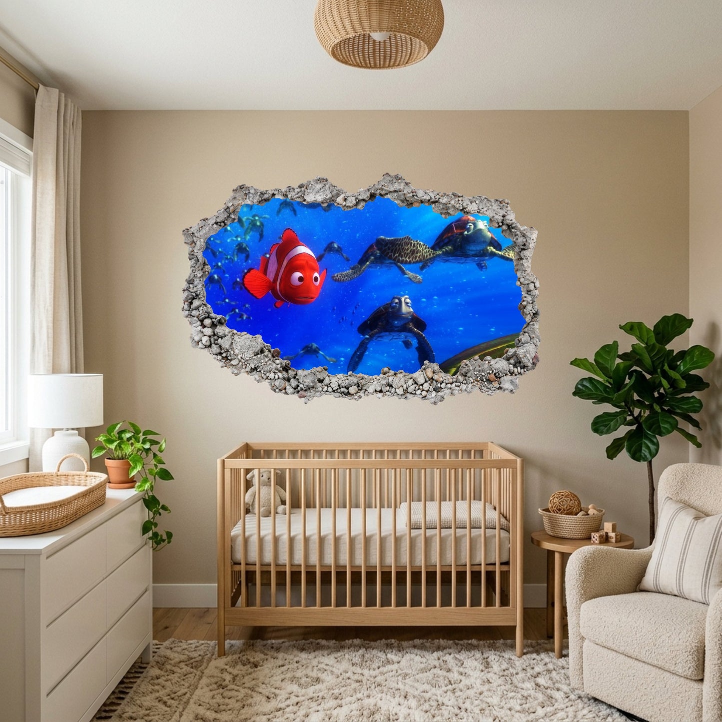 Nemo and Dory Disney Pixar Playroom Art Decal Bedroom Decor 163