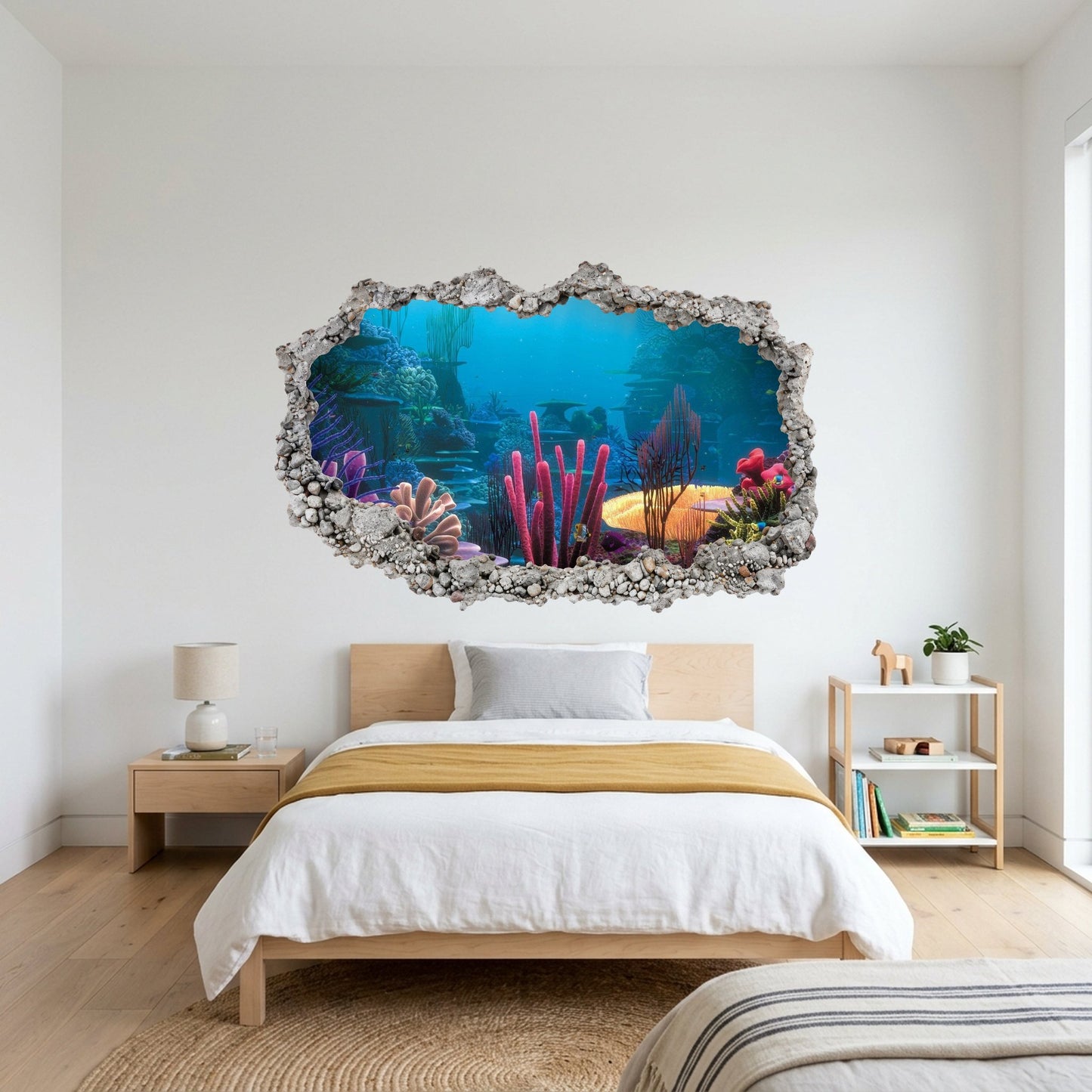 Nemo and Dory Disney Pixar Playroom Art Decal Smashed Brick Decal 181
