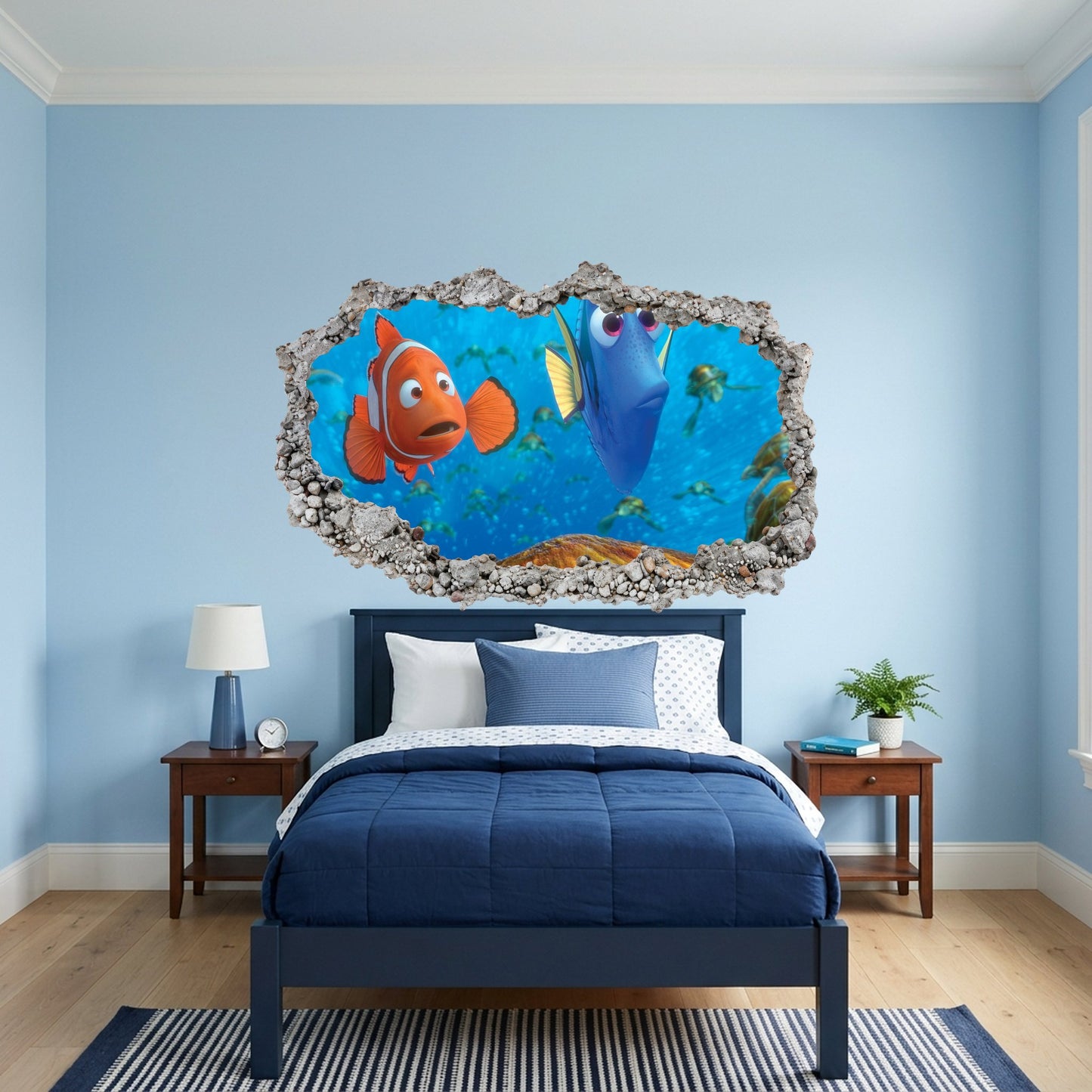 Nemo and Dory Disney Pixar Wall Art Sticker Nursery Wall Art 189