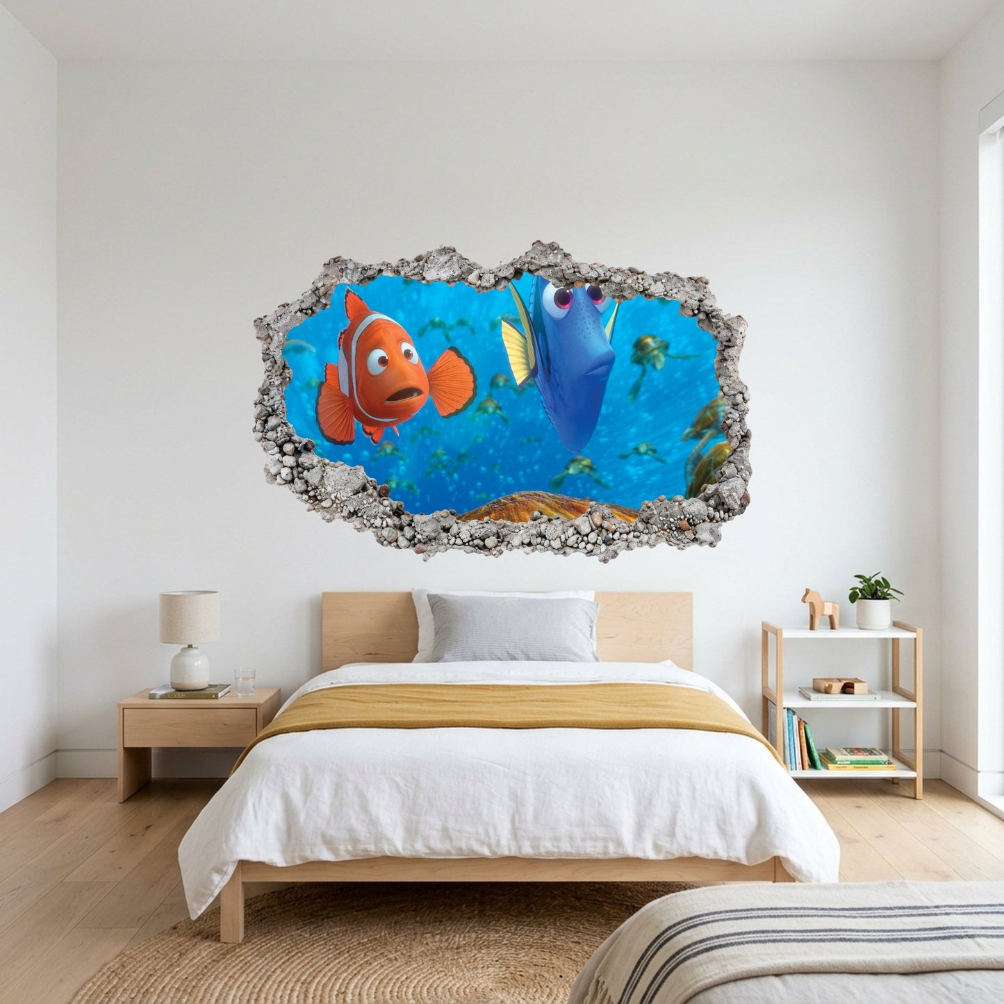 Nemo and Dory Disney Pixar Wall Art Sticker Nursery Wall Art 189