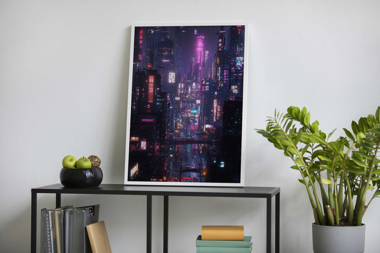 Neon Japanese City 8 Asian Style Poster | Wal l Art for Home & Office | High-Quality Print - High-Quality Visual Display