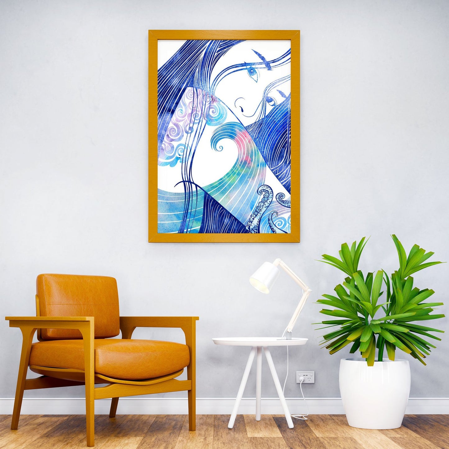 Nereid CLXXII Asian Style Poster | Wall Art for  Home & Office | High-Quality Print - High-Quality Visual Display