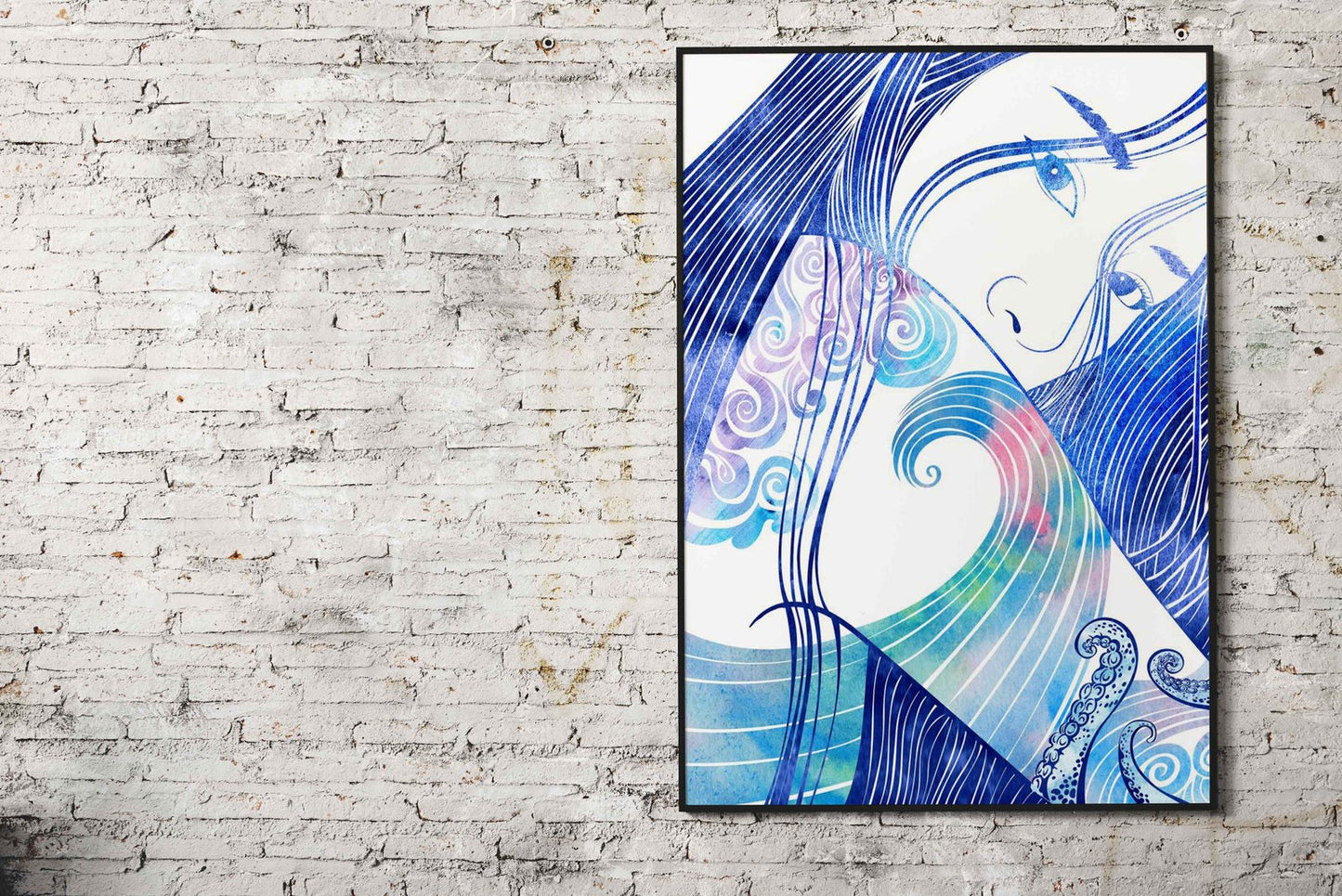Nereid CLXXII Asian Style Poster | Wall Art for  Home & Office | High-Quality Print - High-Quality Visual Display