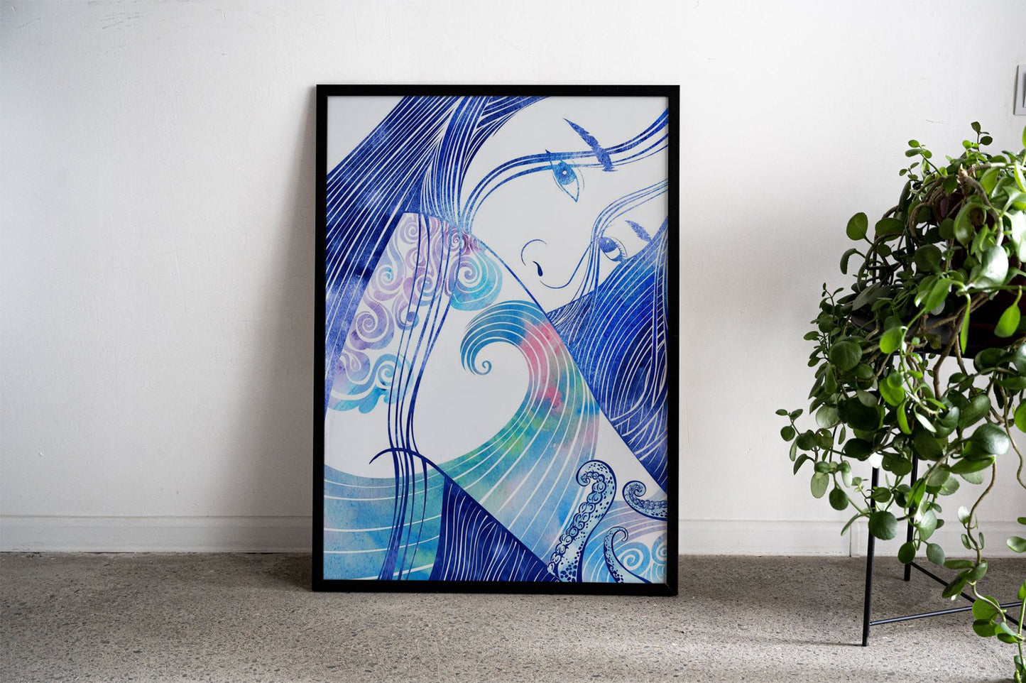 Nereid CLXXII Asian Style Poster | Wall Art for  Home & Office | High-Quality Print - High-Quality Visual Display