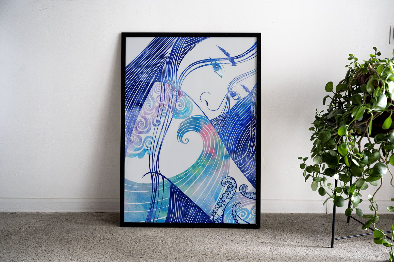 Nereid CLXXII Asian Style Poster | Wall Art for  Home & Office | High-Quality Print - High-Quality Visual Display