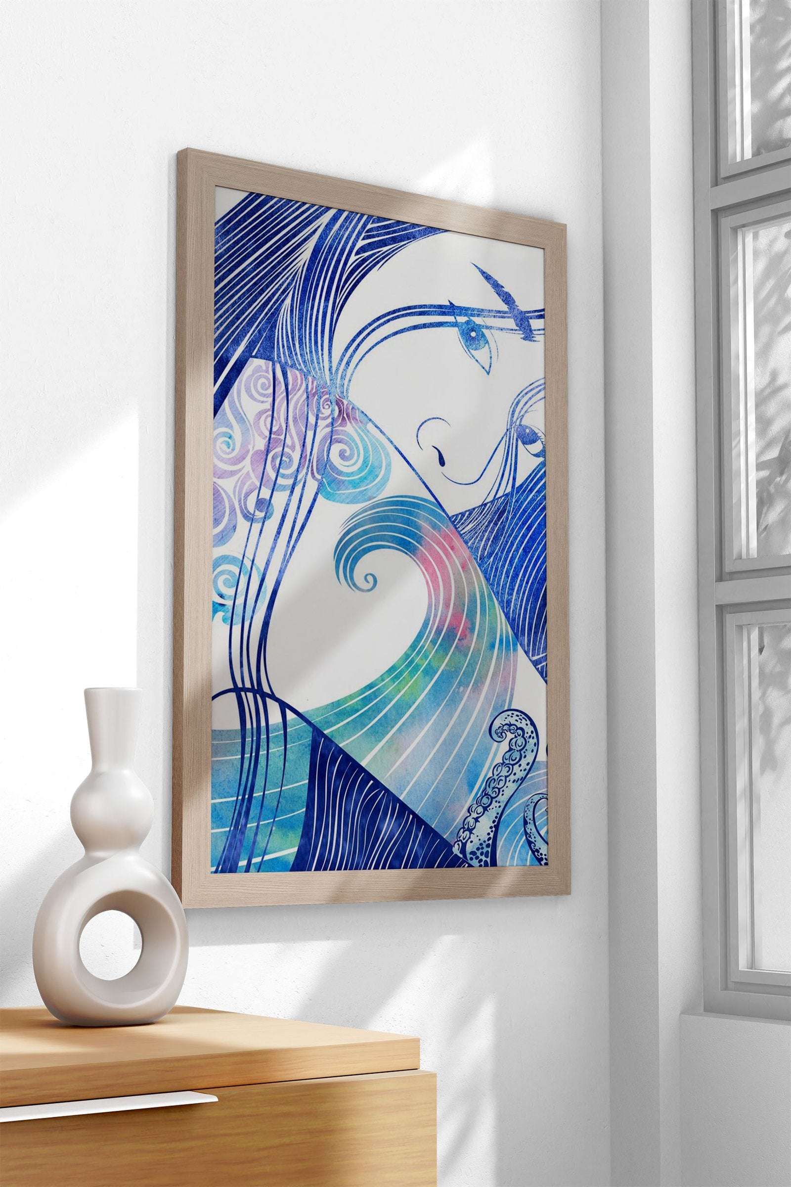 Nereid CLXXII Asian Style Poster | Wall Art for  Home & Office | High-Quality Print - High-Quality Visual Display