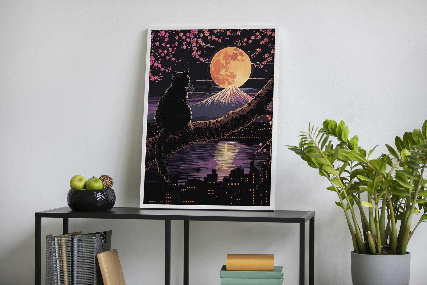 Night In Japan Asian Style Poster | Wall Art for  Home & Office | High-Quality Print - High-Quality Visual Display