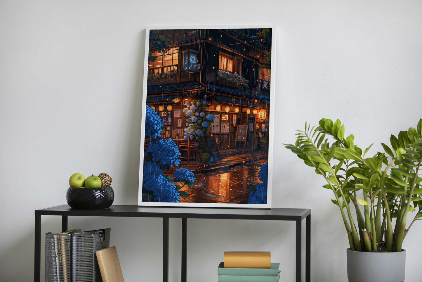 Night Restaurant Anime Asian Style Poster | W all Art for Home & Office | High-Quality Print - High-Quality Visual Display