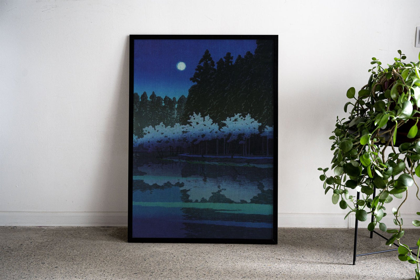 Night at Inokashira Park Asian Style Poster | W all Art for Home & Office | High-Quality Print - High-Quality Visual Display
