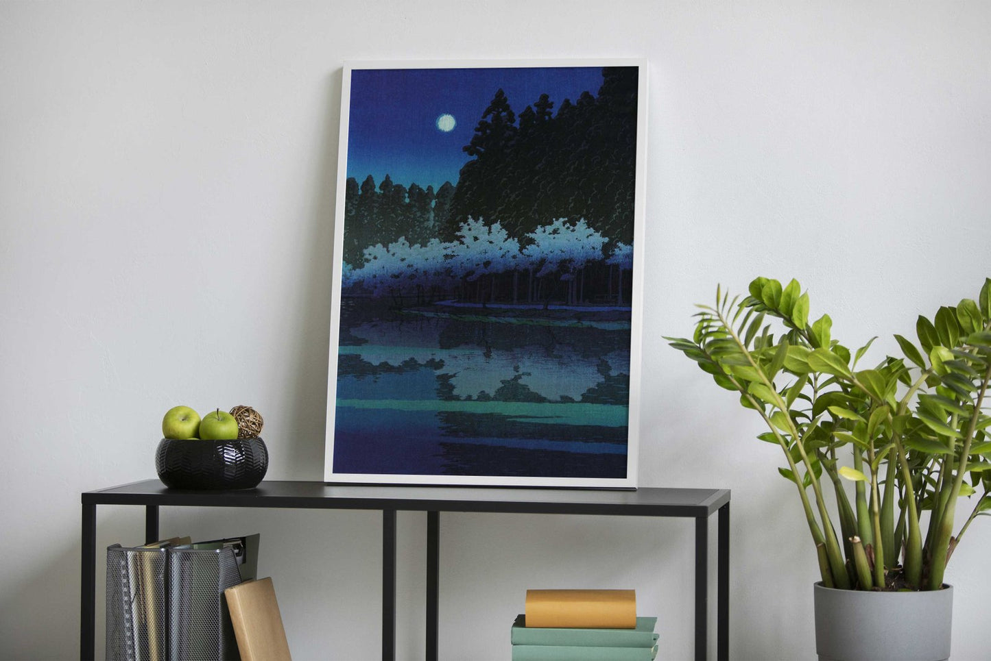 Night at Inokashira Park Asian Style Poster | W all Art for Home & Office | High-Quality Print - High-Quality Visual Display