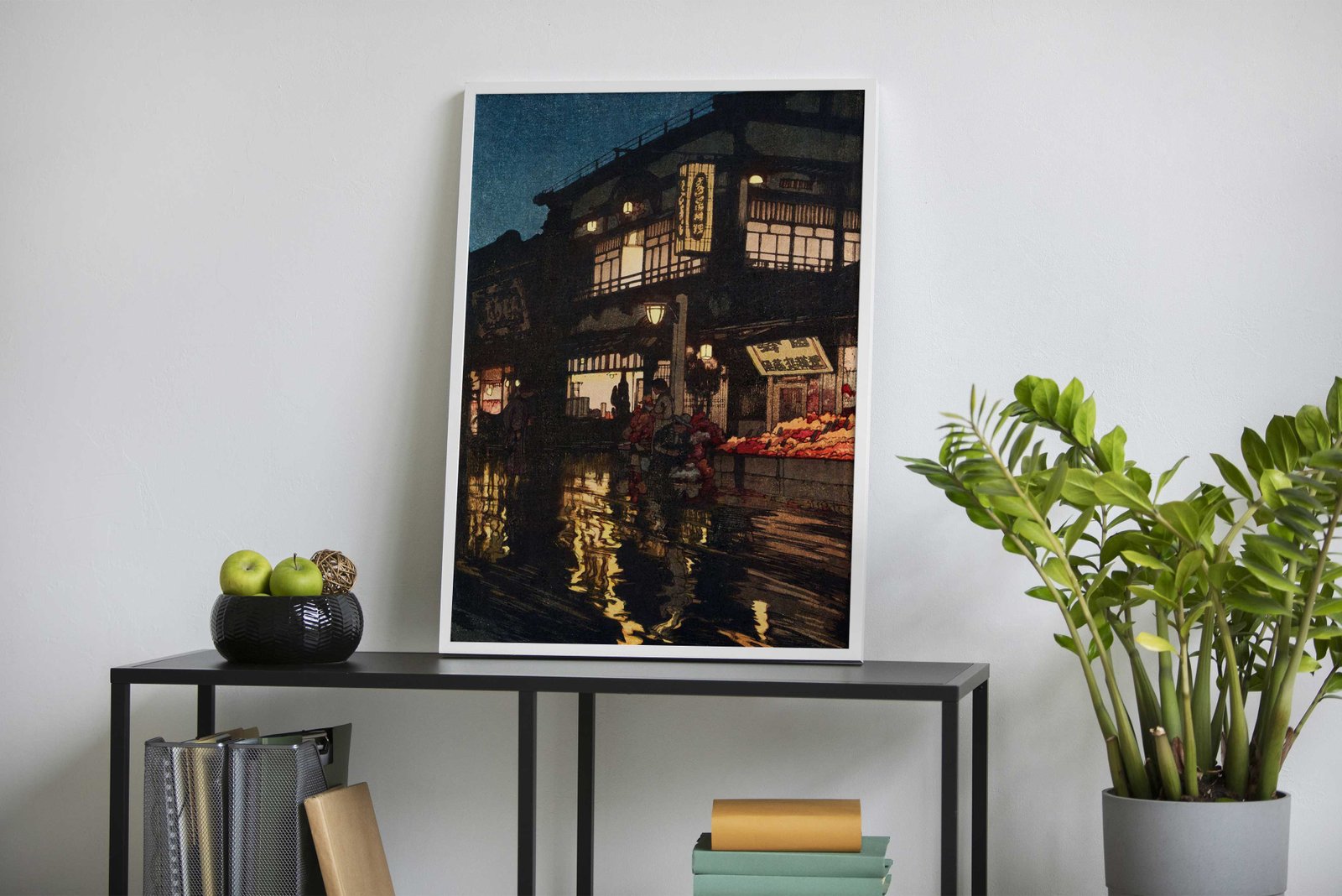 Night of Kagurazaka Street Asian Style Poster  | Wall Art for Home & Office | High-Quality Print - High-Quality Visual Display