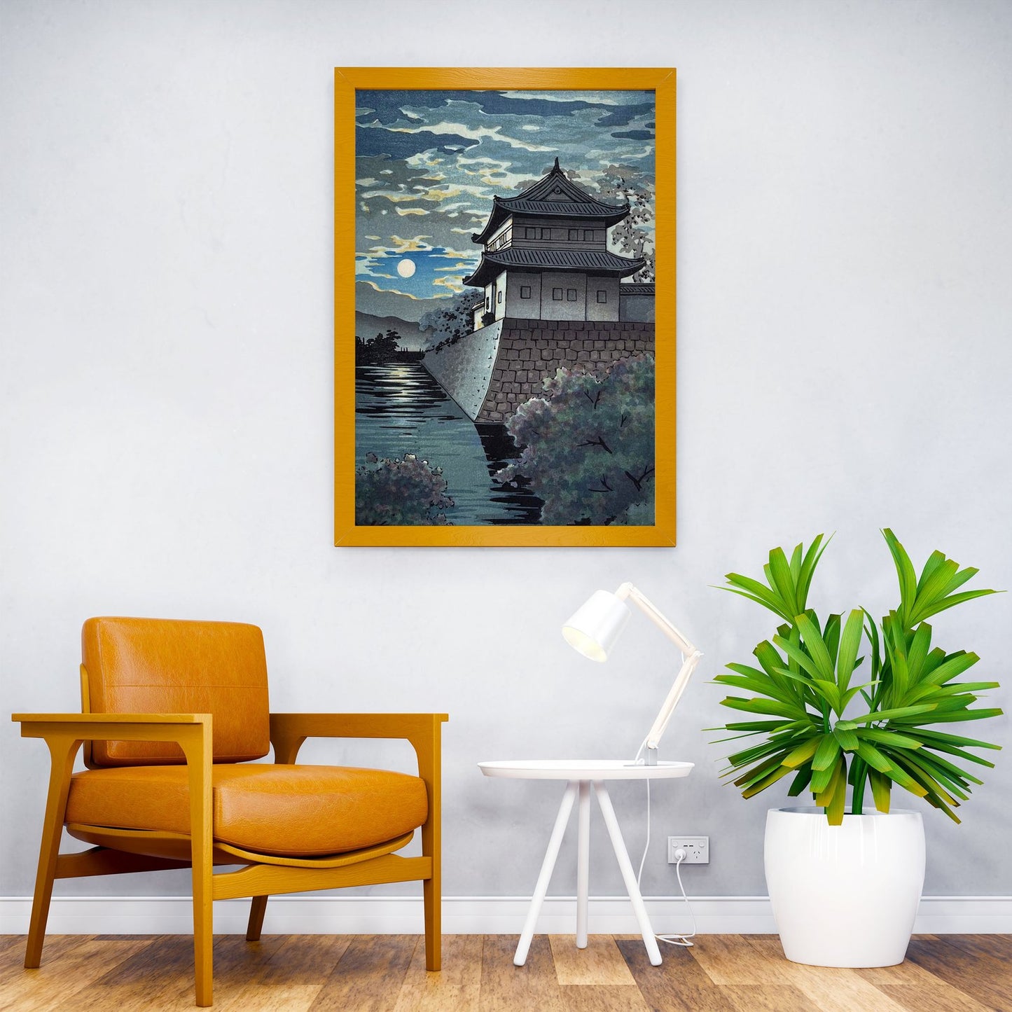 Nijo Castle at Kyoto Asian Style Poster | Wall A rt for Home & Office | High-Quality Print - High-Quality Premium Wall Art Decor Sticker