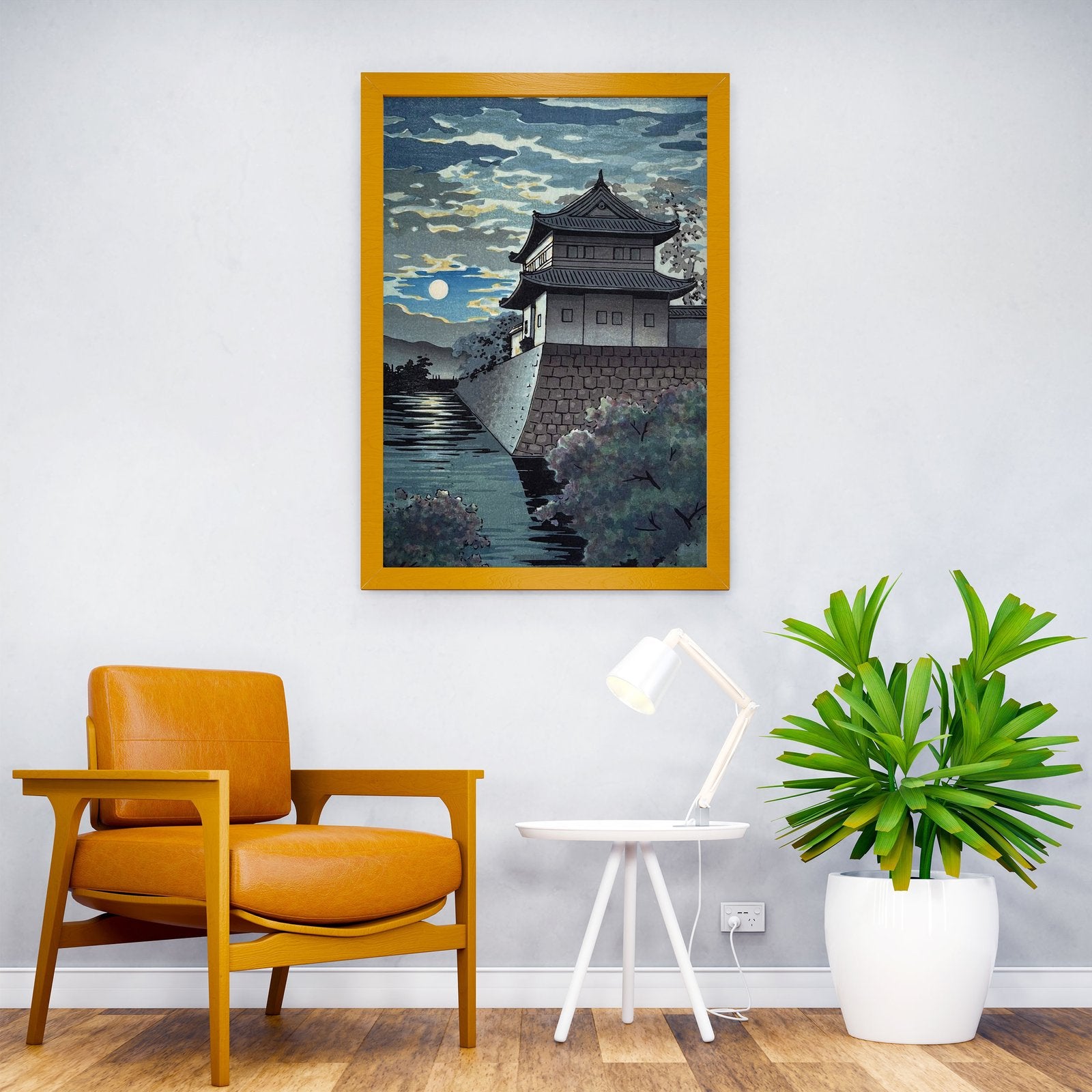 Nijo Castle at Kyoto Asian Style Poster | Wall A rt for Home & Office | High-Quality Print - High-Quality Premium Wall Art Decor Sticker