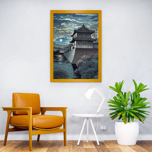 Nijo Castle at Kyoto Asian Style Poster | Wall A rt for Home & Office | High-Quality Print - High-Quality Premium Wall Art Decor Sticker