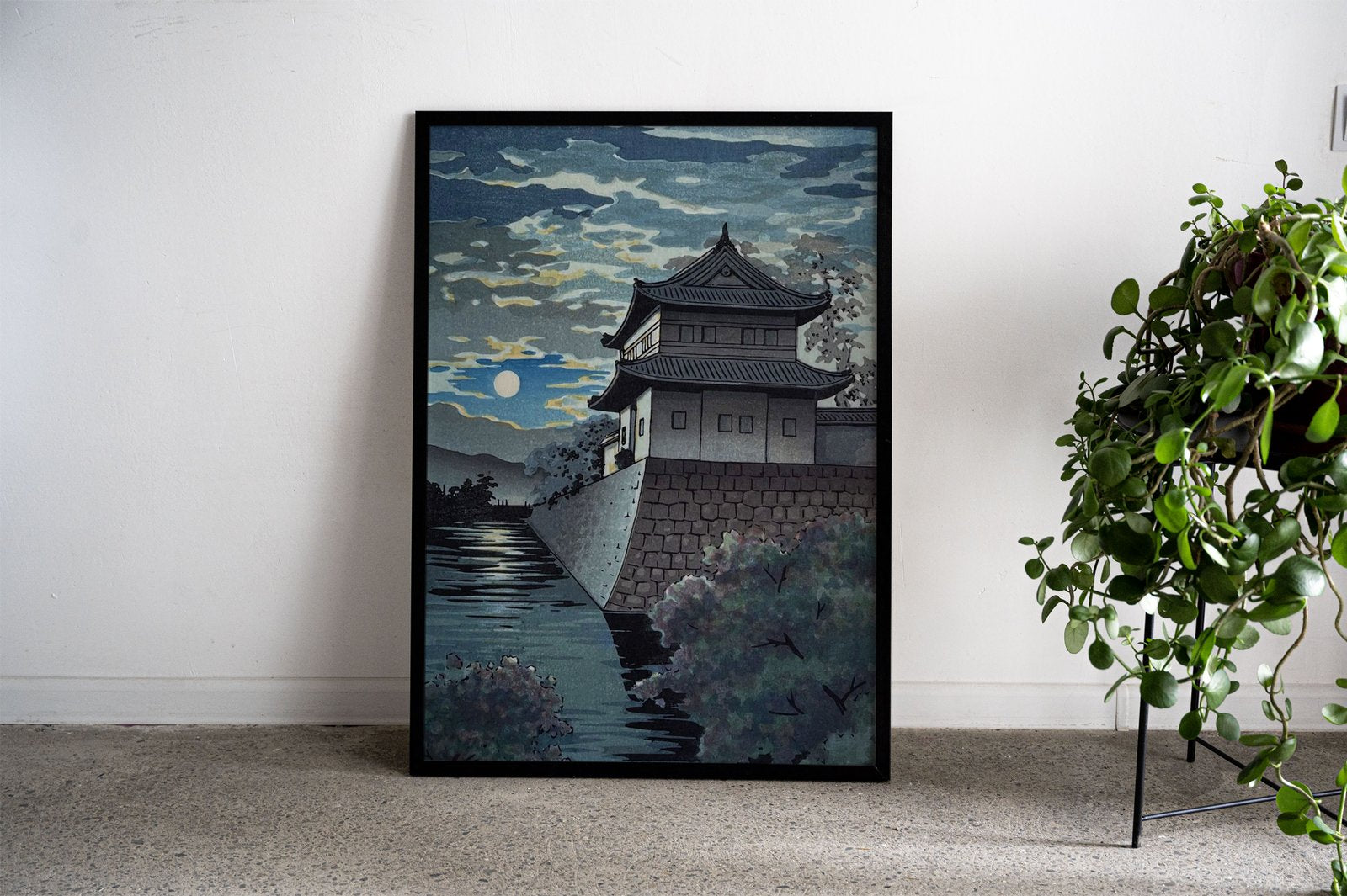 Nijo Castle at Kyoto Asian Style Poster | Wall A rt for Home & Office | High-Quality Print - High-Quality Premium Wall Art Decor Sticker
