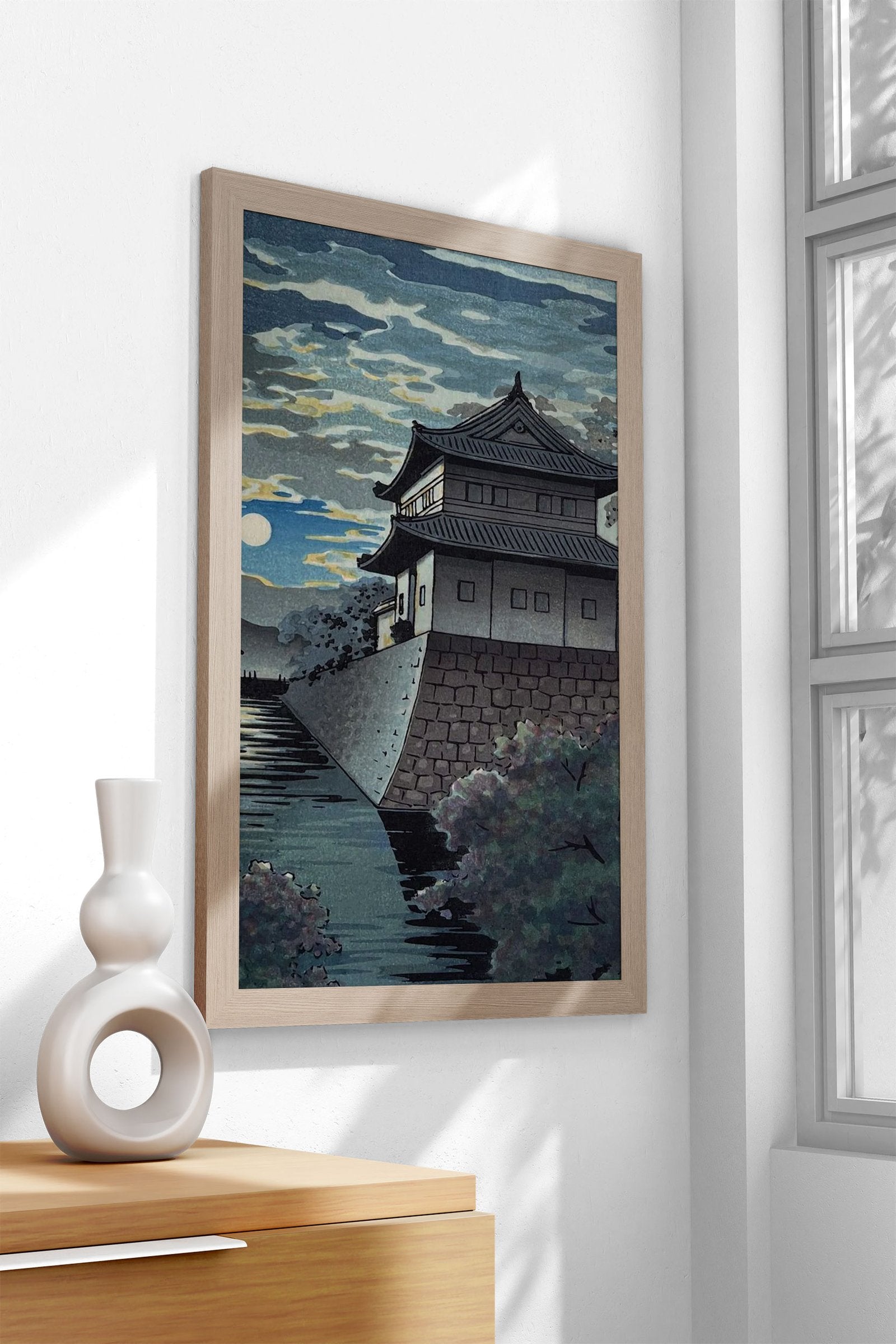 Nijo Castle at Kyoto Asian Style Poster | Wall A rt for Home & Office | High-Quality Print - High-Quality Premium Wall Art Decor Sticker